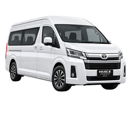 Toyota HiAce Premio untuk layanan sewa di Bandung